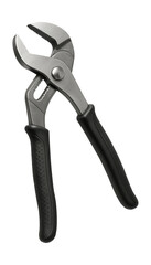 Obraz premium Wide-opening channel lock pliers for gripping large nuts and bolts in workshops.