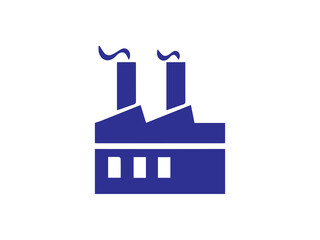Industrial factory icon and illustration design vector design 