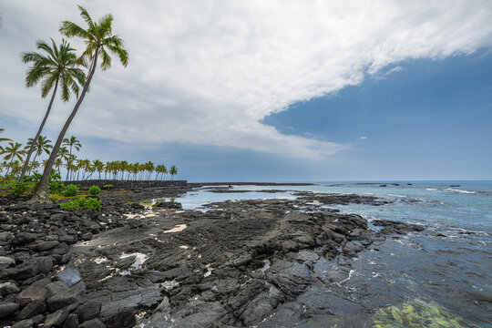 Pu&rsquo;uhonua o Honaunau National Historical Park on Big Island, HI