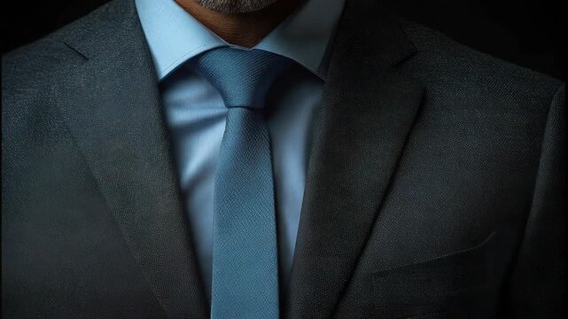Adjusting tie, suit jacket