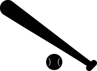 Baseball Silhouette Vector Graphic