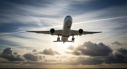 Obraz premium plane taking off