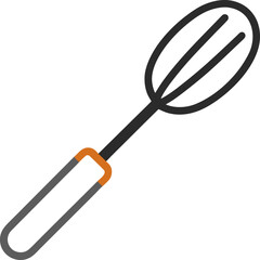 Potato Masher Outline Color Vector