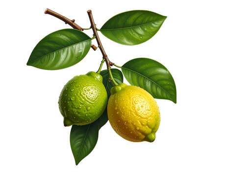 Botanical Arrangement of Citron Etrog Twig