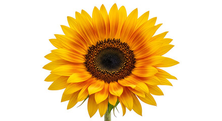 Fototapeta premium Bright sunflower with detailed petals