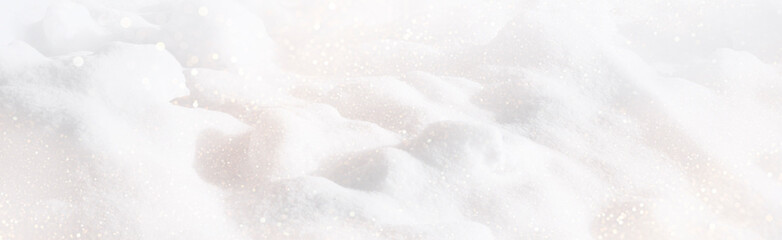 Christmas background. Winter landscape. The texture of the snow. For design. Soft focus.