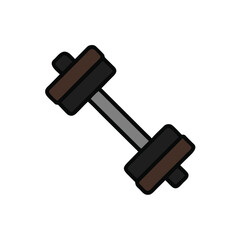 dumbbell isolated on white background