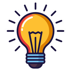 light bulb vector illustration