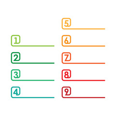 Design template number for slide presentation 