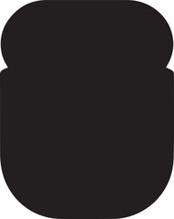 Simple Pot Silhouette Design Cooking Utensil Icon Kitchenware Symbol Vector Graphics