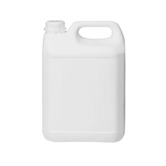 tanica con manico contenitore liquidi prodotti chimici e prodotti per pulizia 5 litri con spruzzino ad anatra colore bianco	
