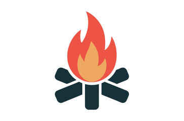 Adventure Fire Symbol Design