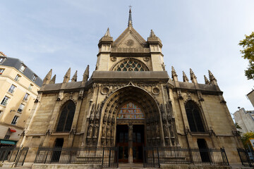 Fototapeta premium Saint Laurent Church on boulevard de Magenta in central Paris , France.