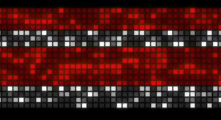 Abstract Red and Gray Square Pattern Background.