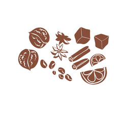 hot drinks drink ingredients vector design element