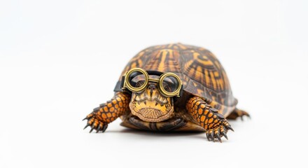 Fototapeta premium tiger, wearing, goggles, tiger wearing goggles, head, googles on head, animal goggles, tiger goggles, white background, animal