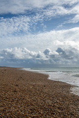 pebble beach Hayling Island, Hampshire, UK