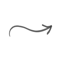 Arrow marker isolated png mark hand draw