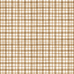 Watercolor checkered pattern. Watercolor texture. Checkered background. Home textile. Print for fabric.