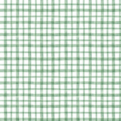 Watercolor checkered pattern. Watercolor texture. Checkered background. Home textile. Print for fabric.