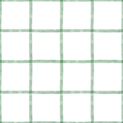 Watercolor checkered pattern. Watercolor texture. Checkered background. Home textile. Print for fabric.