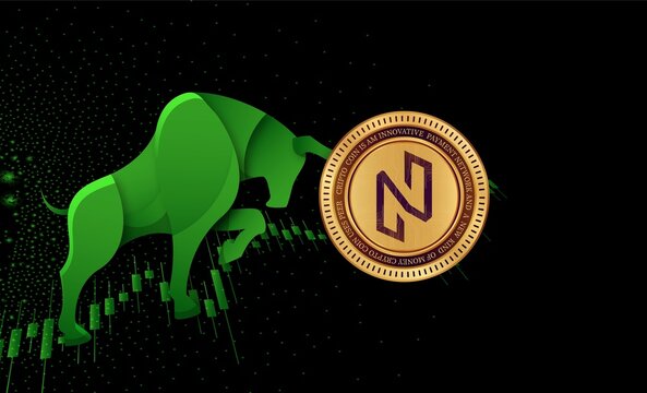 images of the nuls logo on a digital background. 3d illustrations.