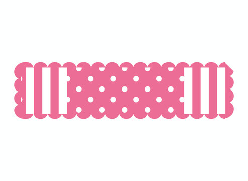 A pink abstract background serves as a decorative banner featuring a Lol surprise doll in a girlish style, suitable for an invitation card template