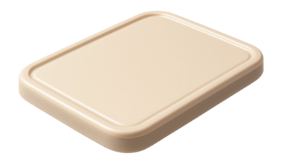 A small plastic cheese board with a non-slip base, perfect for garden picnics.