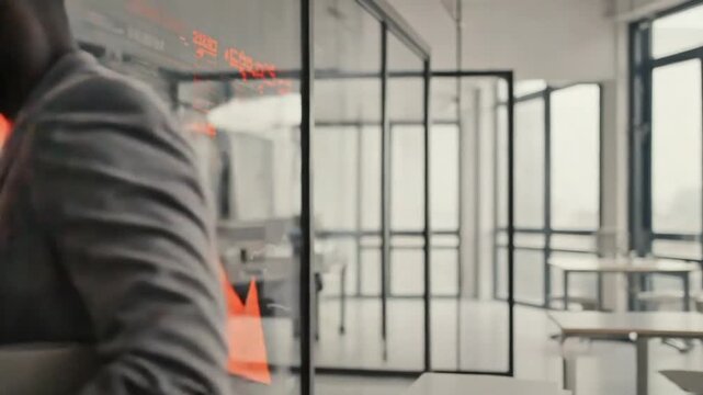 Person laid off from work due to the crisis.