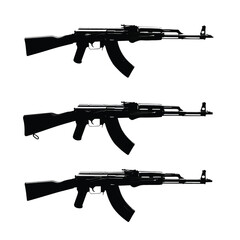 ak47 vector illustration