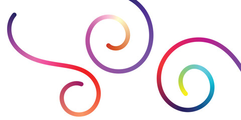 Obraz premium Vibrant gradient curves create a dynamic, modern abstract background perfect for digital design and branding projects