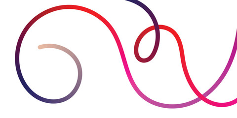 Obraz premium Vibrant gradient curves create a dynamic, modern abstract background perfect for digital design and branding projects
