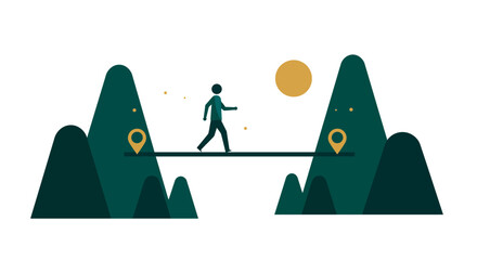 Future Identity: Geometric Abstract User Avatar Representing Digital Growth and Professional Advancement