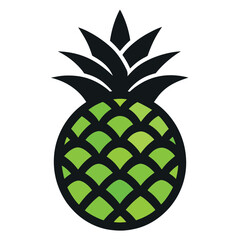 Obraz premium pineapple vector illustration