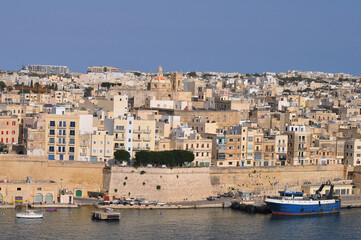 Valetta Malta Waterfront on the Grand Harbour