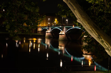 bridge at night