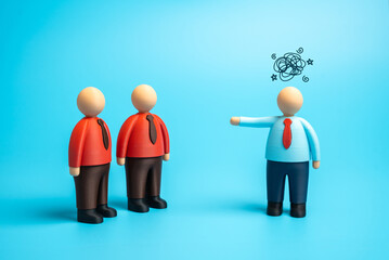 The boss takes it out on his employees. Conflict with management and workplace pressure. Toxic...