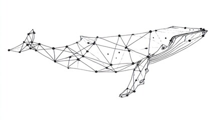 Geometric whale design
