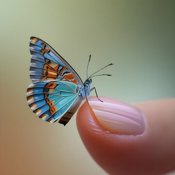 198 words descripted paragraph about delicate colorfull butterfly sitting on finger

A delicate dance of hues unfolded as a vibrant butterfly settled gracefully upon a waiting fingertip. 