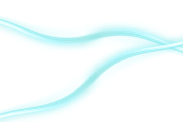 Obraz premium Abstract light blue wave isolated on transparent background for presentation