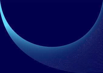 Abstract blue background with bright lines