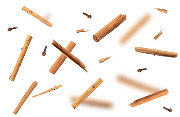 Ceylon Cinnamon Isolated, Cinnamomum Verum Bark, Zeylanicum, Real Original Cinnamon Sticks