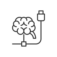 Brain USB Icon