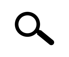 Magnifying glass loupe icon. Search icon. Magnifying glass icon symbol vector design and illustration.


