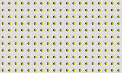 White and green 3D abstract background design