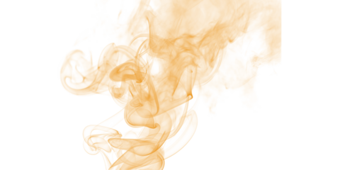 Ethereal Amber Golden Smoke Swirls Mystically Against a Dark Backdrop Abstract Art Background 100