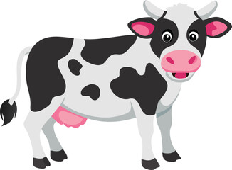 funny cow cartoon