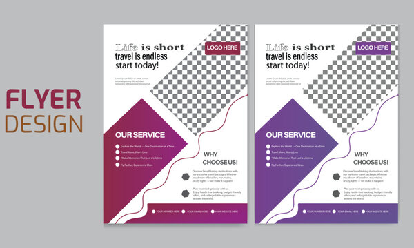 Modern Creative Travel Flyer 