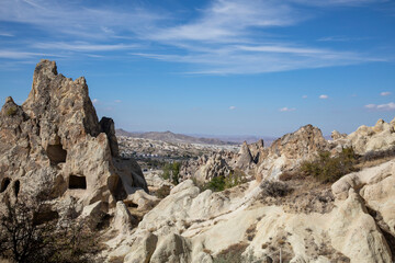 Fototapeta premium Rock formations in cappadocia turkey
