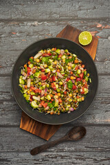 High Protein Mixed Sprouts Salad Bowl – Healthy Vegan Meal.
